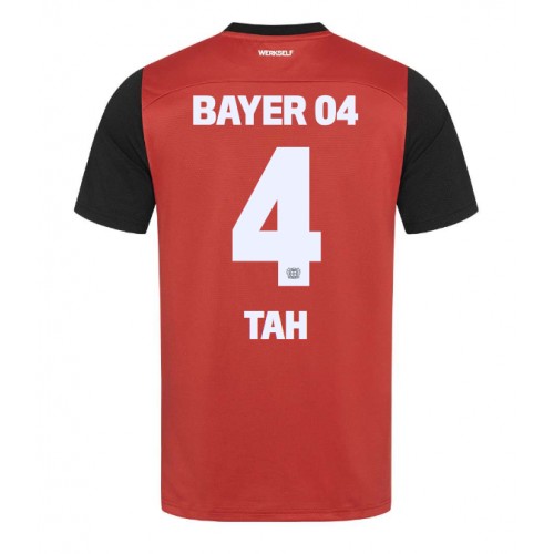 Fotbalové Dres Bayer Leverkusen Jonathan Tah #4 Domácí 2024-25 Krátký Rukáv